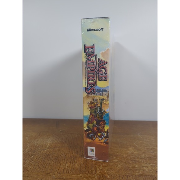 NEW Age of Empires 1998 Big Box Windows 95 98 NT4.0 Vintage PC Game 1.0 SEALED - Picture 2 of 10